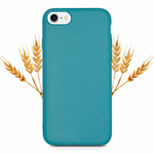 Custodia Biodegradabile Ocean Blue per iPhone – Cover Eco-Friendly Compostabile