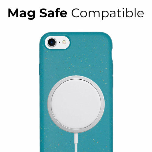 Custodia Biodegradabile Ocean Blue per iPhone – Cover Eco-Friendly Compostabile