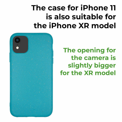 Custodia Biodegradabile Ocean Blue per iPhone – Cover Eco-Friendly Compostabile