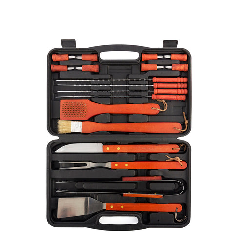 Set Barbecue 18 Pezzi con Valigetta – Utensili BBQ Professionali InnovaGoods