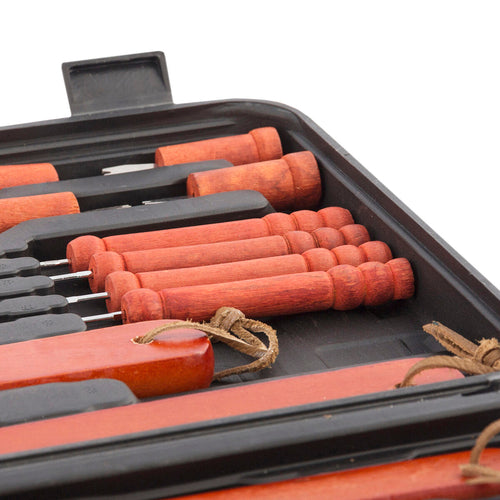 Set Barbecue 18 Pezzi con Valigetta – Utensili BBQ Professionali InnovaGoods