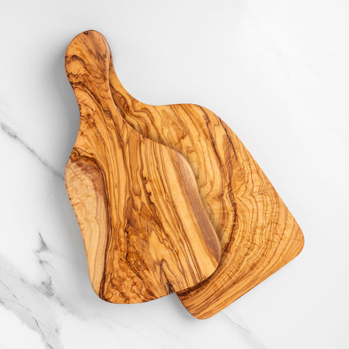 Tagliere Rettangolare in Legno d’Ulivo con Manico – Artigianale e Resistente