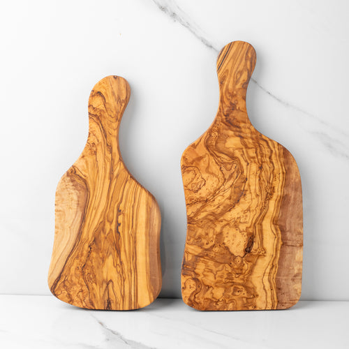 Tagliere Rettangolare in Legno d’Ulivo con Manico – Artigianale e Resistente