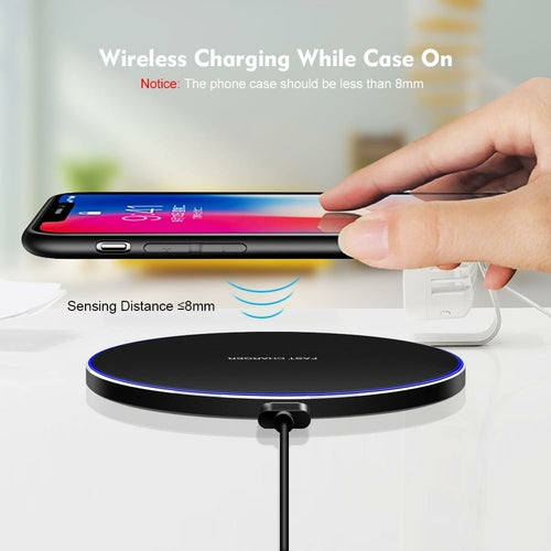 Caricatore Wireless 30W Universale – Ricarica Veloce Qi Dragon W9